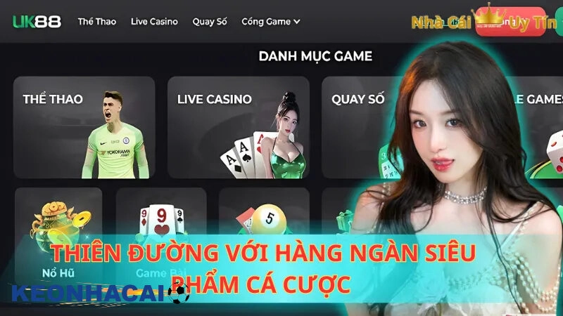 Các sản phẩm cá cược mà UK88 cung cấp cho người dùng